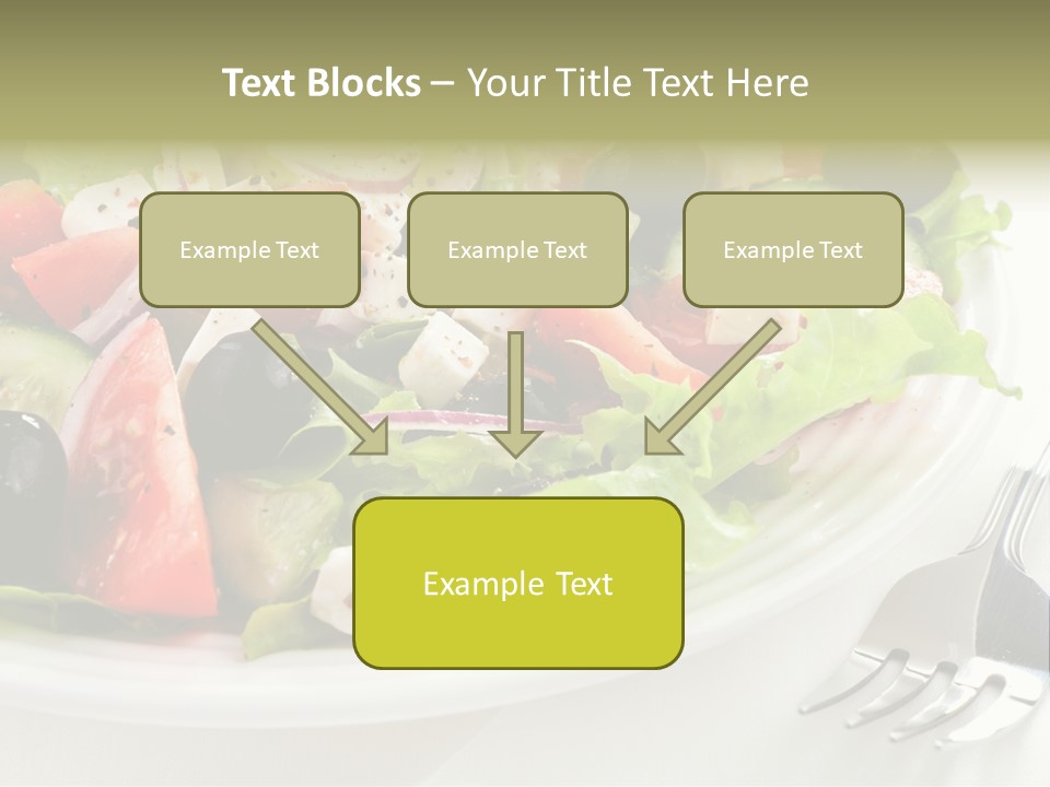 Lettuce Italian Low Fat PowerPoint Template