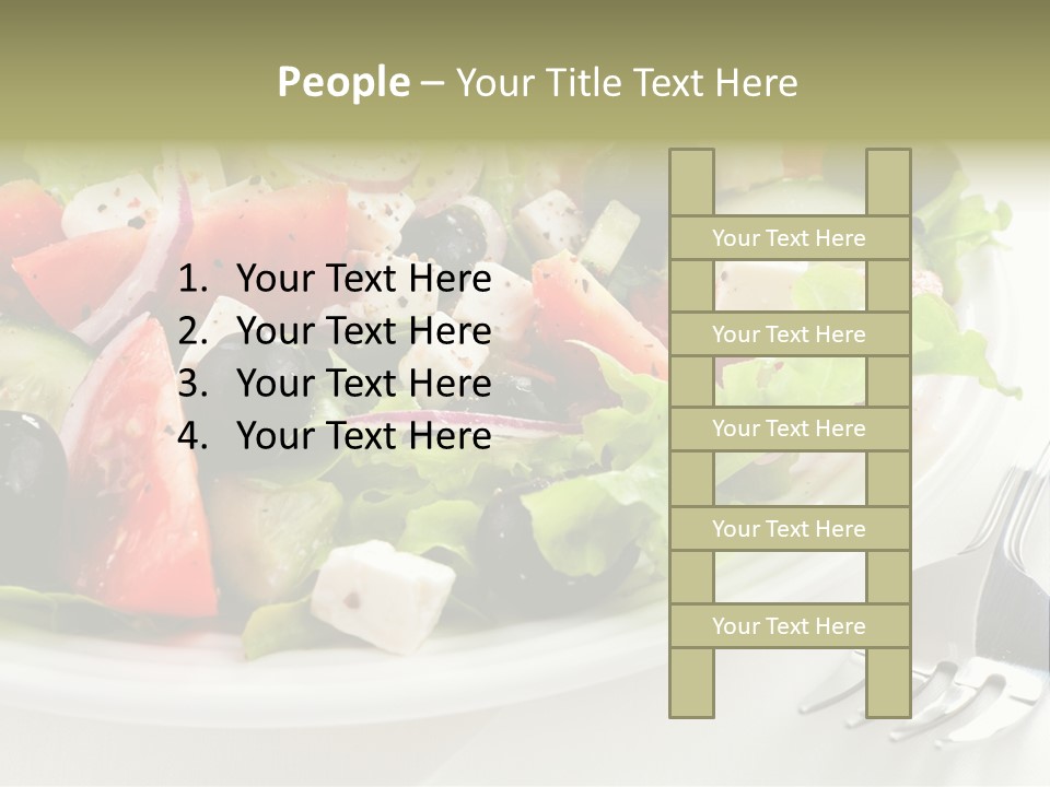 Lettuce Italian Low Fat PowerPoint Template