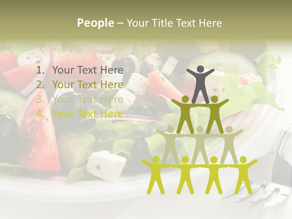 Lettuce Italian Low Fat PowerPoint Template