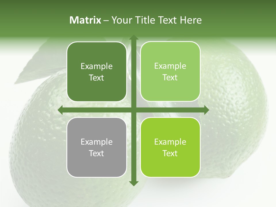 Background White Lime PowerPoint Template