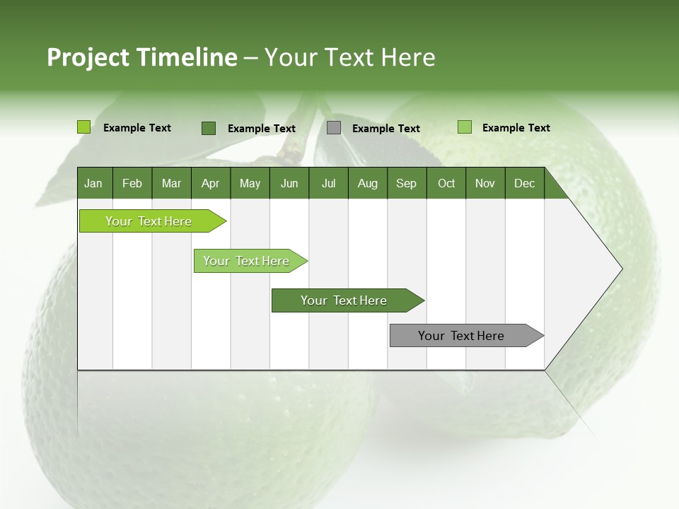 Background White Lime PowerPoint Template