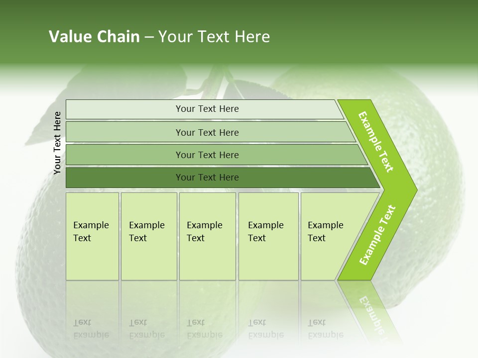 Background White Lime PowerPoint Template