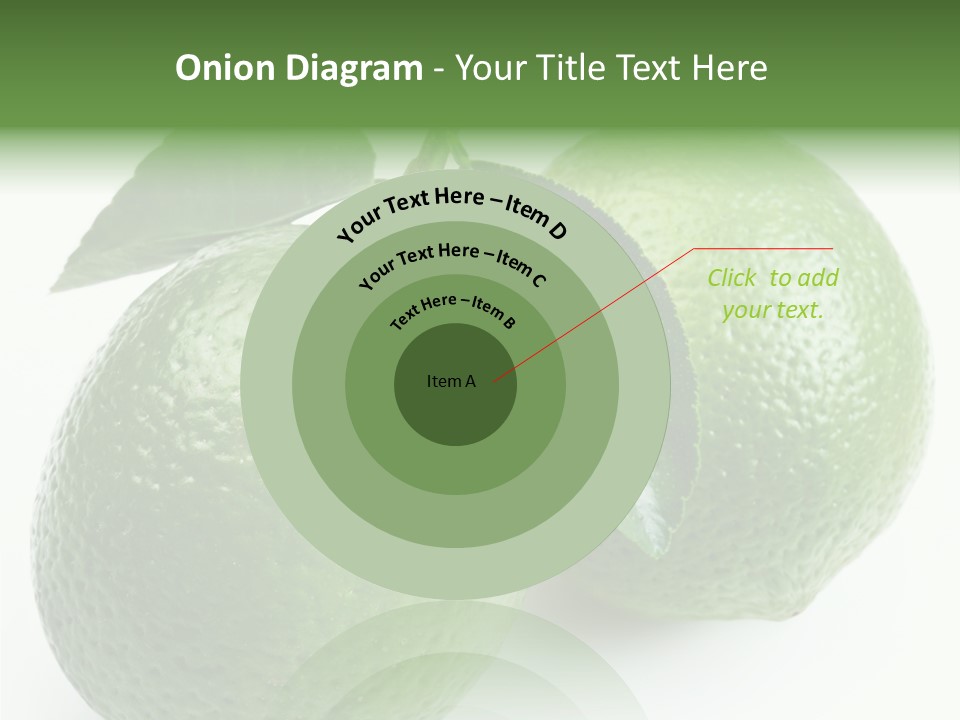 Background White Lime PowerPoint Template