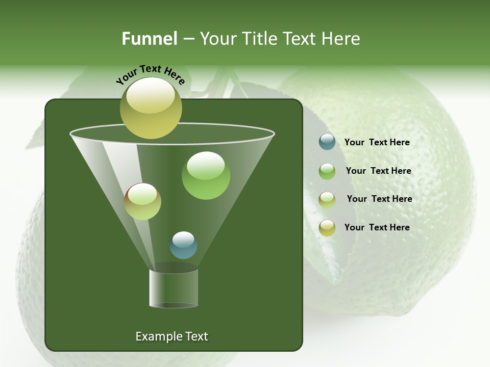 Background White Lime PowerPoint Template