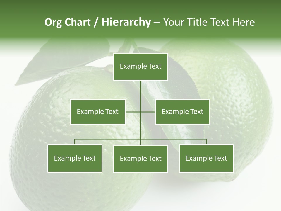 Background White Lime PowerPoint Template