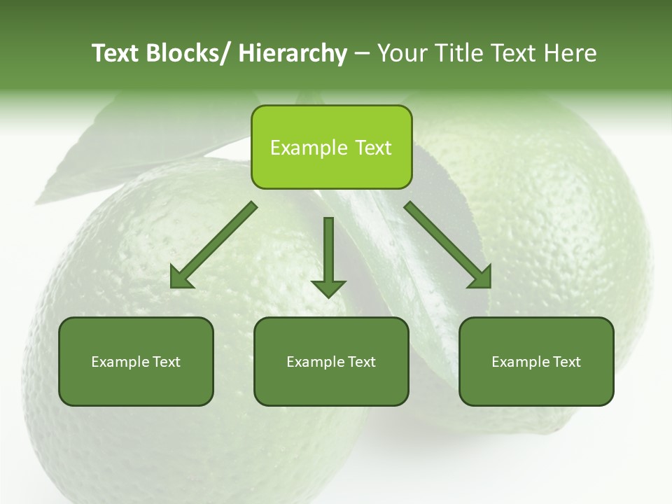 Background White Lime PowerPoint Template