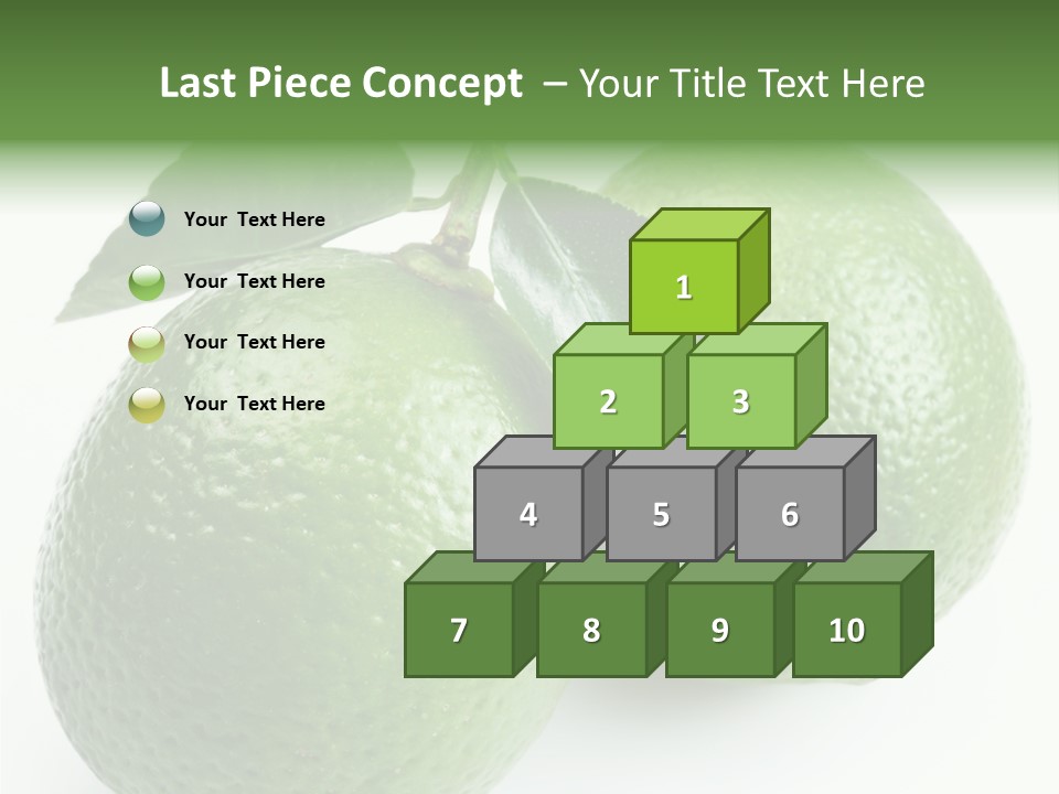 Background White Lime PowerPoint Template