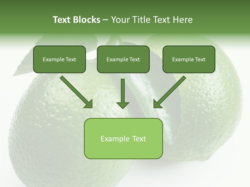 Background White Lime PowerPoint Template