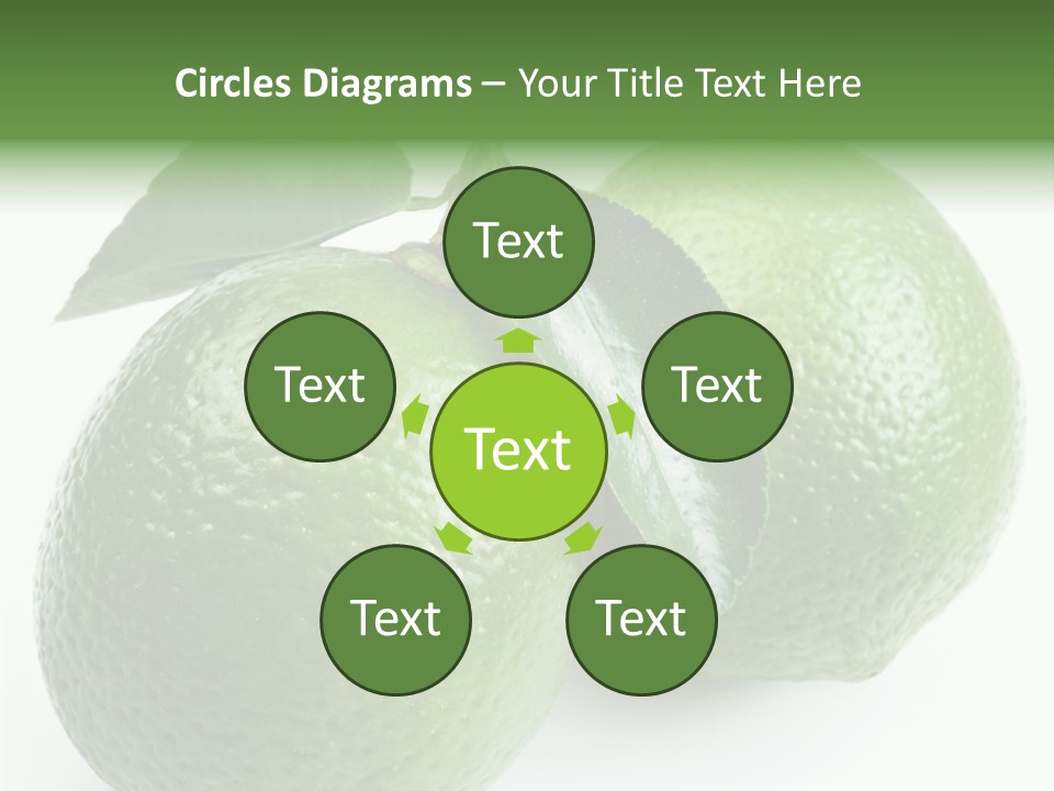 Background White Lime PowerPoint Template