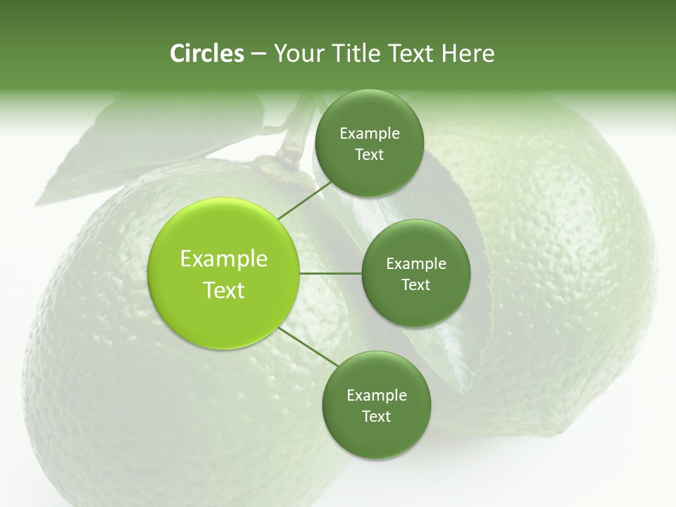 Background White Lime PowerPoint Template