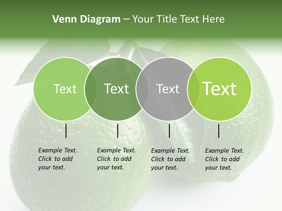 Background White Lime PowerPoint Template