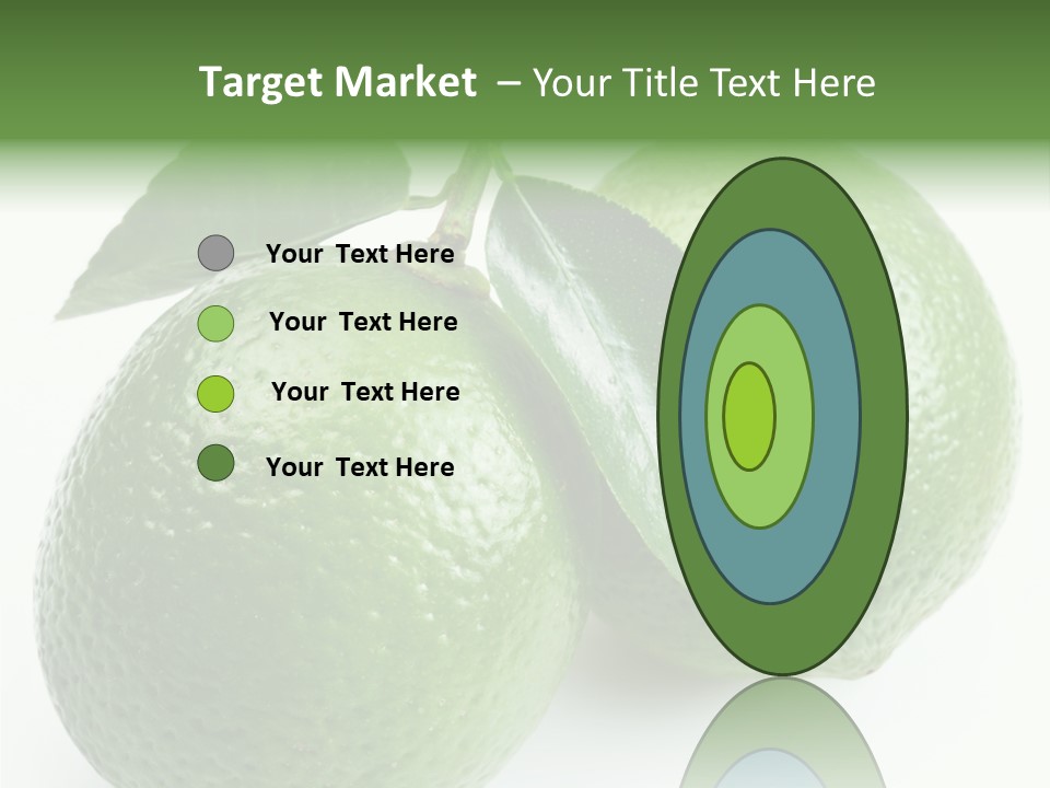 Background White Lime PowerPoint Template