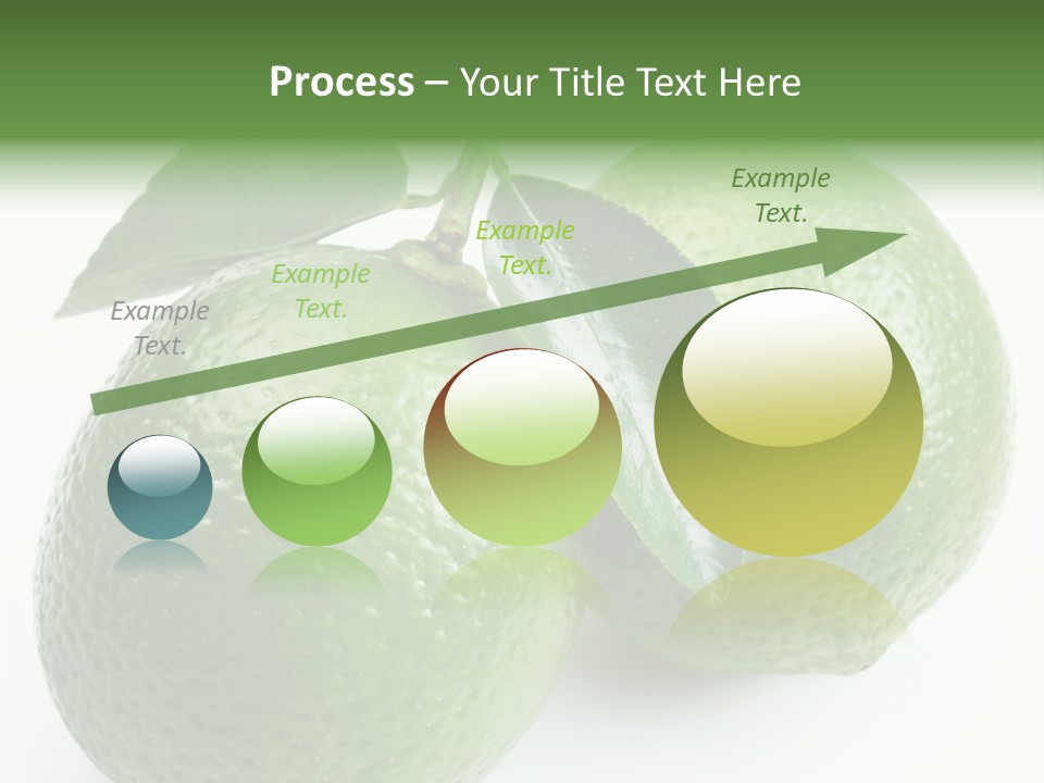 Background White Lime PowerPoint Template
