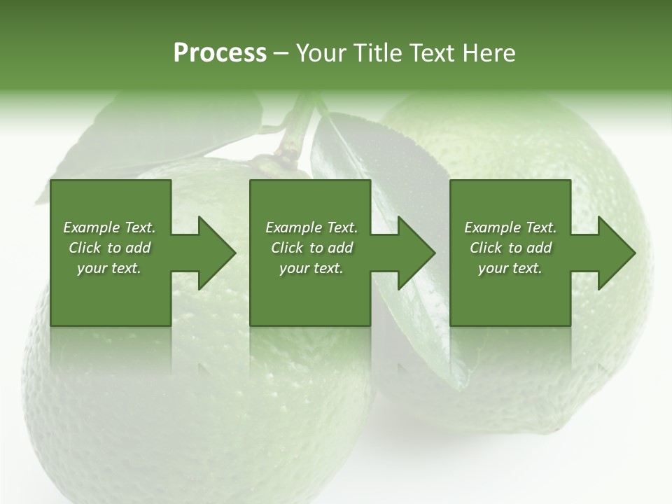 Background White Lime PowerPoint Template