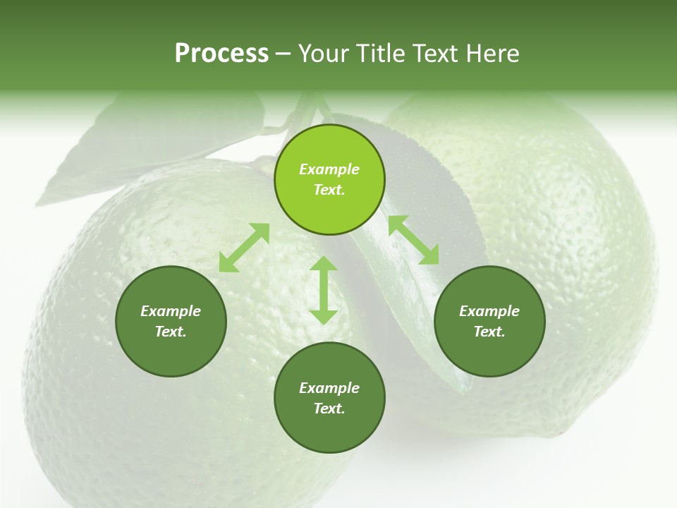 Background White Lime PowerPoint Template