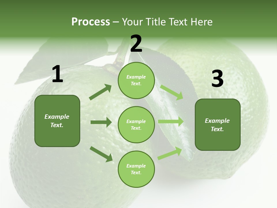 Background White Lime PowerPoint Template
