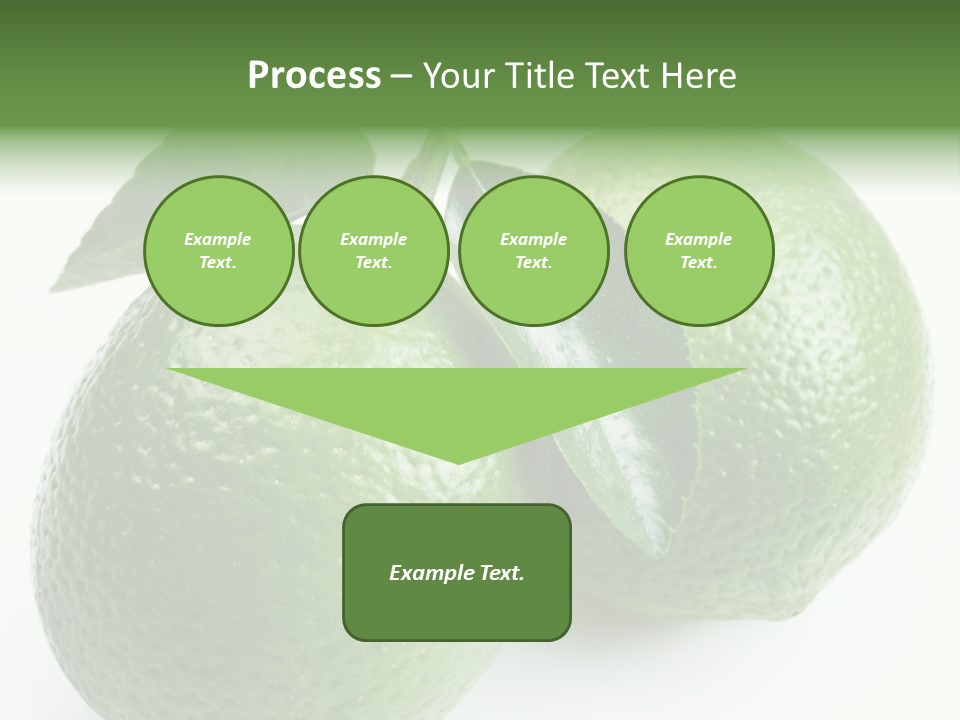 Background White Lime PowerPoint Template