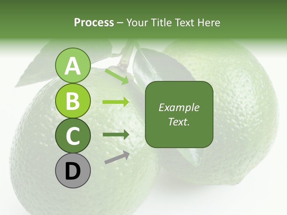 Background White Lime PowerPoint Template