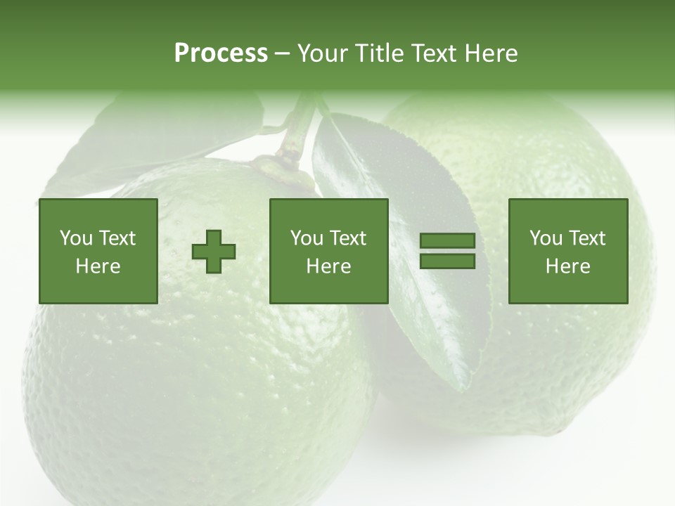 Background White Lime PowerPoint Template