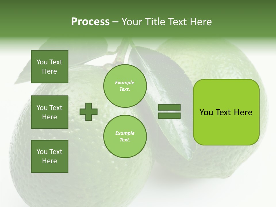 Background White Lime PowerPoint Template