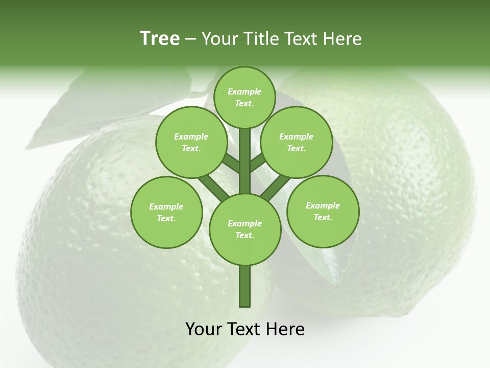 Background White Lime PowerPoint Template
