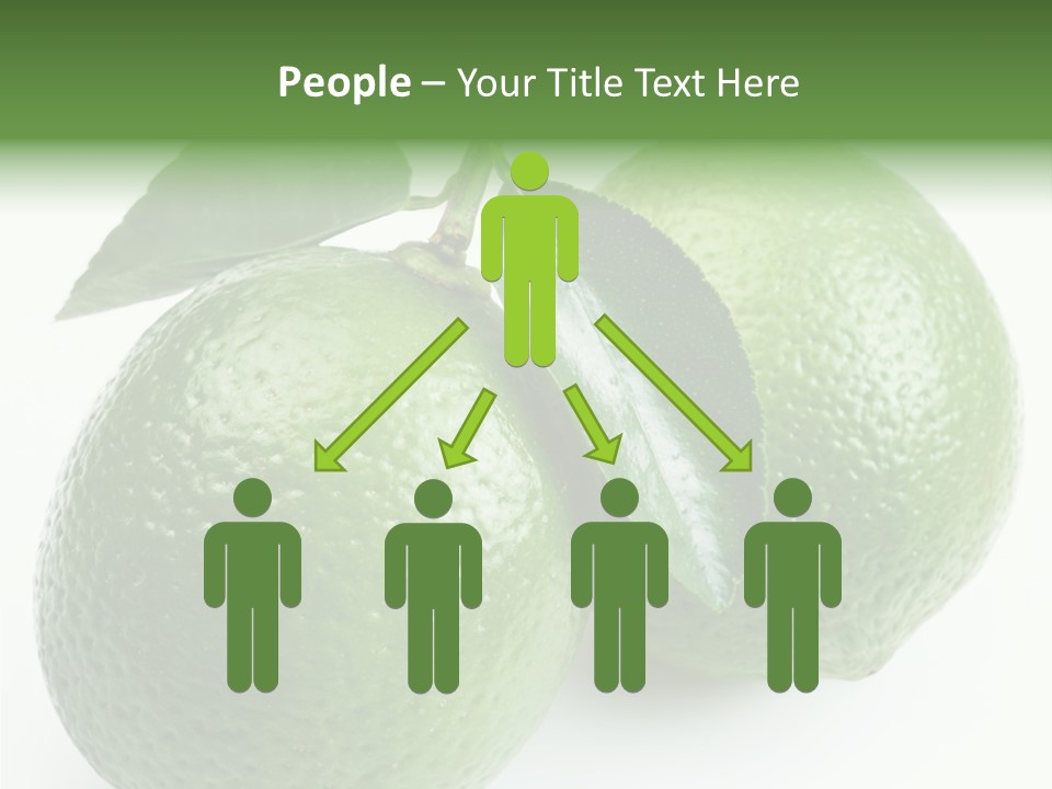 Background White Lime PowerPoint Template