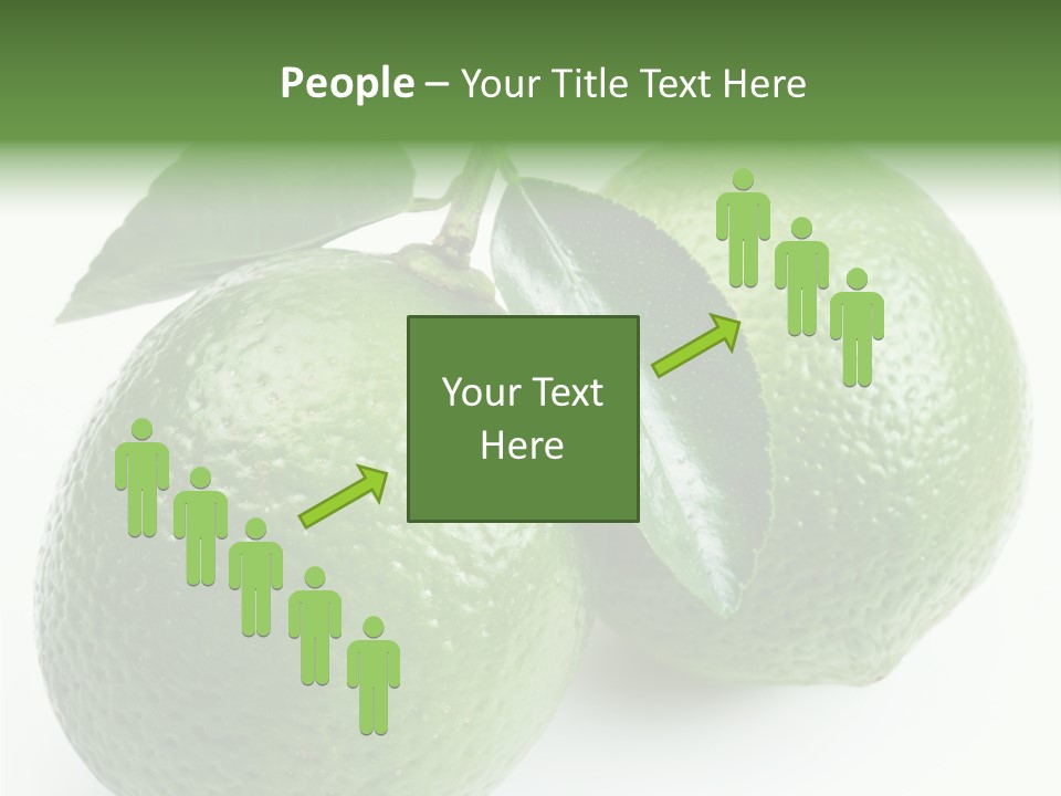 Background White Lime PowerPoint Template