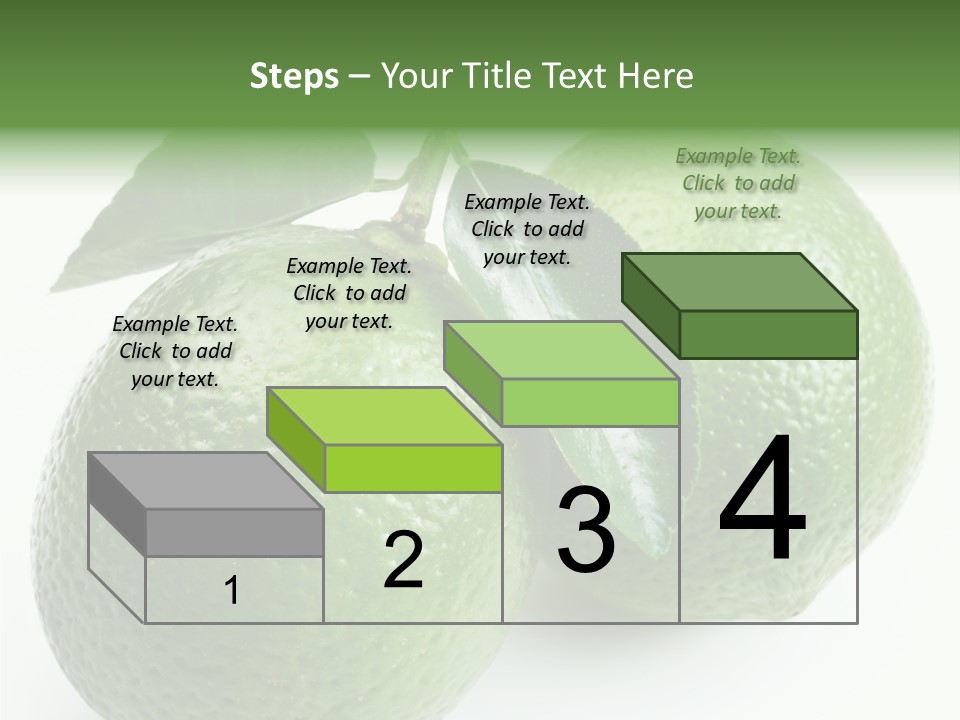 Background White Lime PowerPoint Template