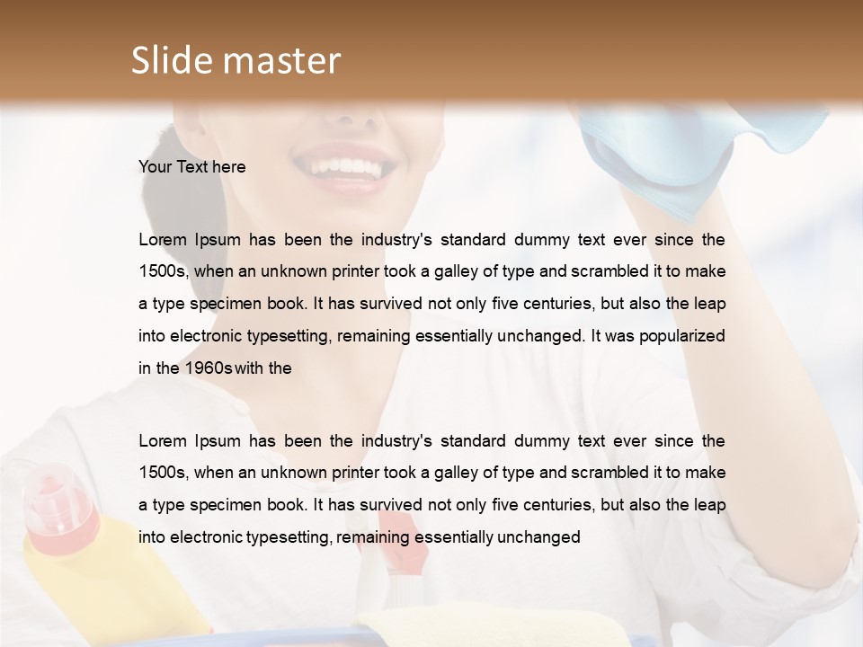 Domestic Female Occupation PowerPoint Template