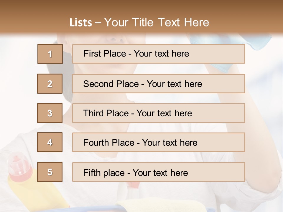 Domestic Female Occupation PowerPoint Template