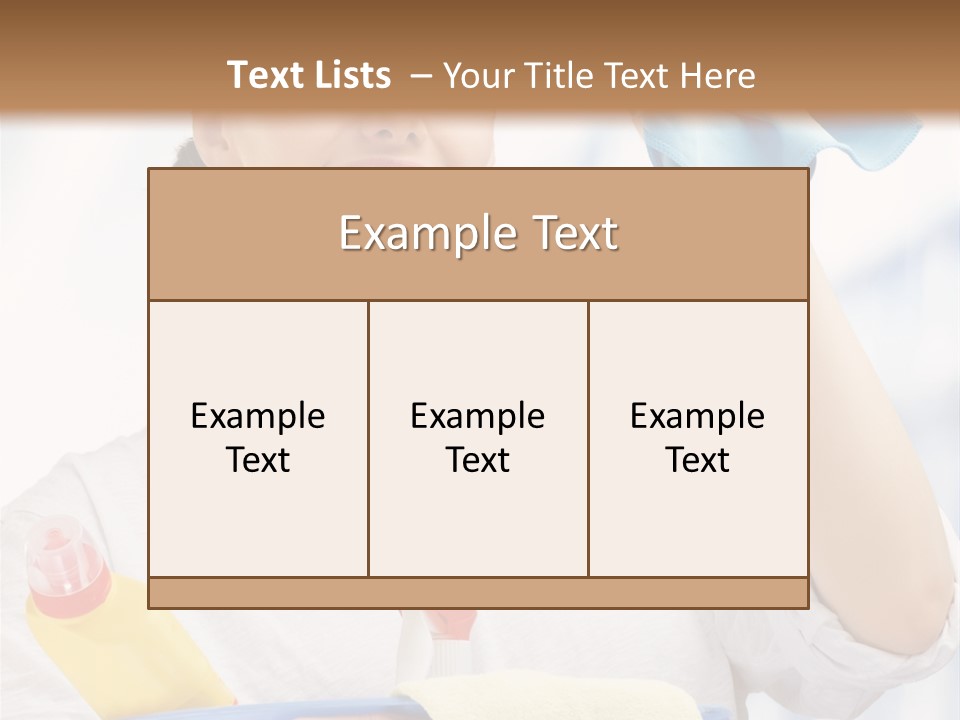 Domestic Female Occupation PowerPoint Template