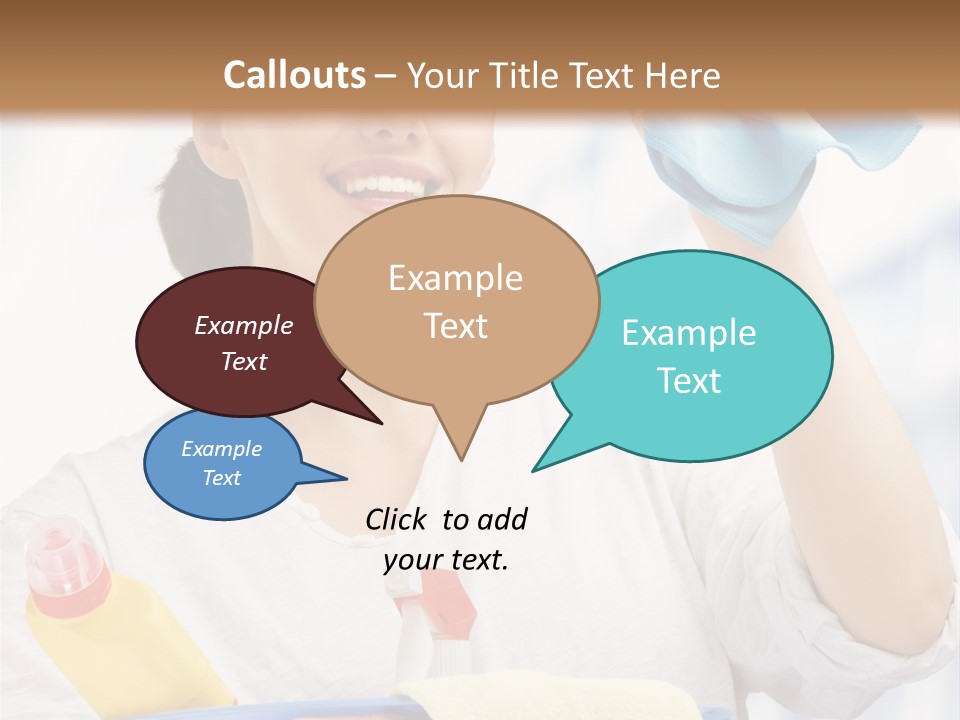 Domestic Female Occupation PowerPoint Template