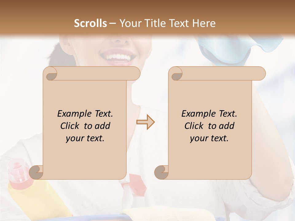 Domestic Female Occupation PowerPoint Template