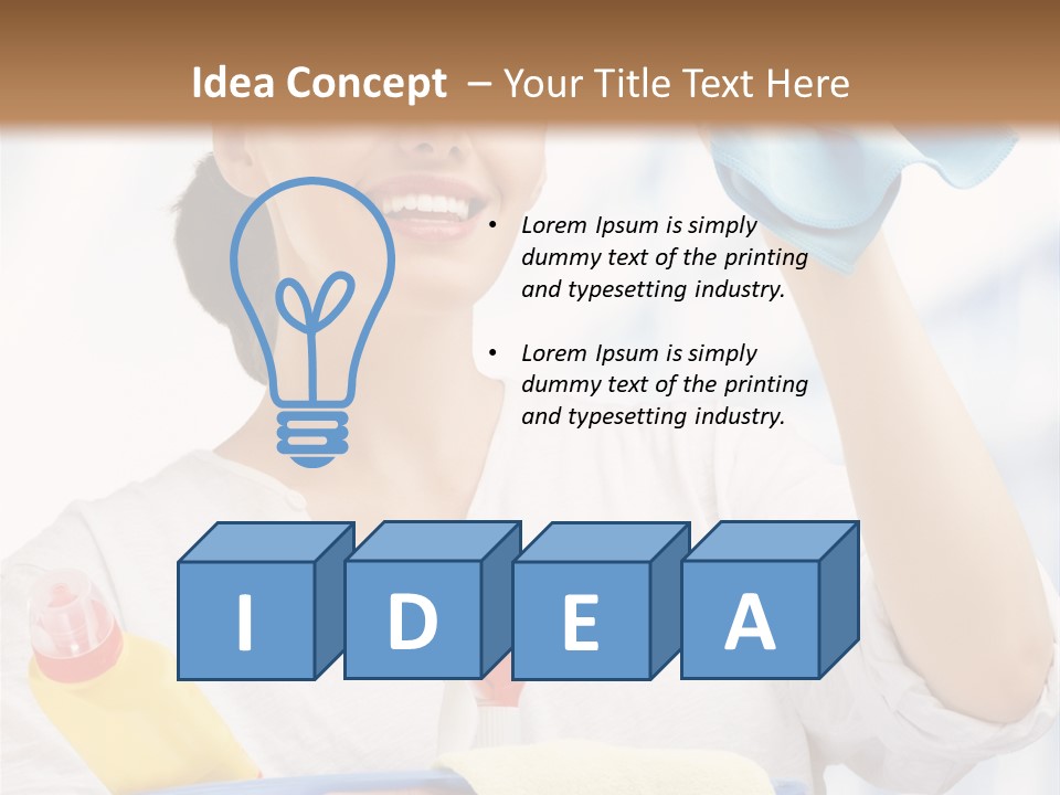 Domestic Female Occupation PowerPoint Template