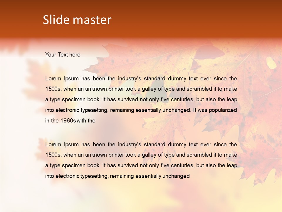 Background Forest Texture PowerPoint Template