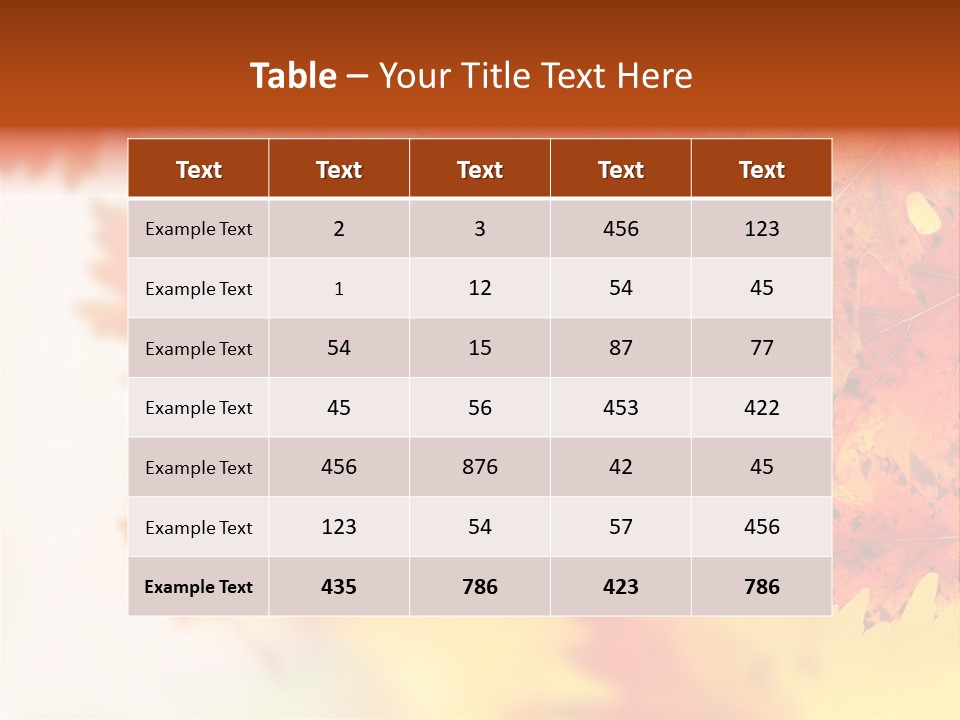 Background Forest Texture PowerPoint Template