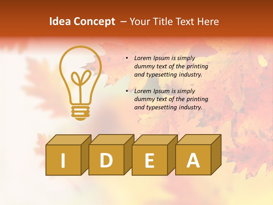 Background Forest Texture PowerPoint Template