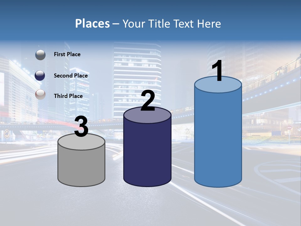Movement District Tower PowerPoint Template