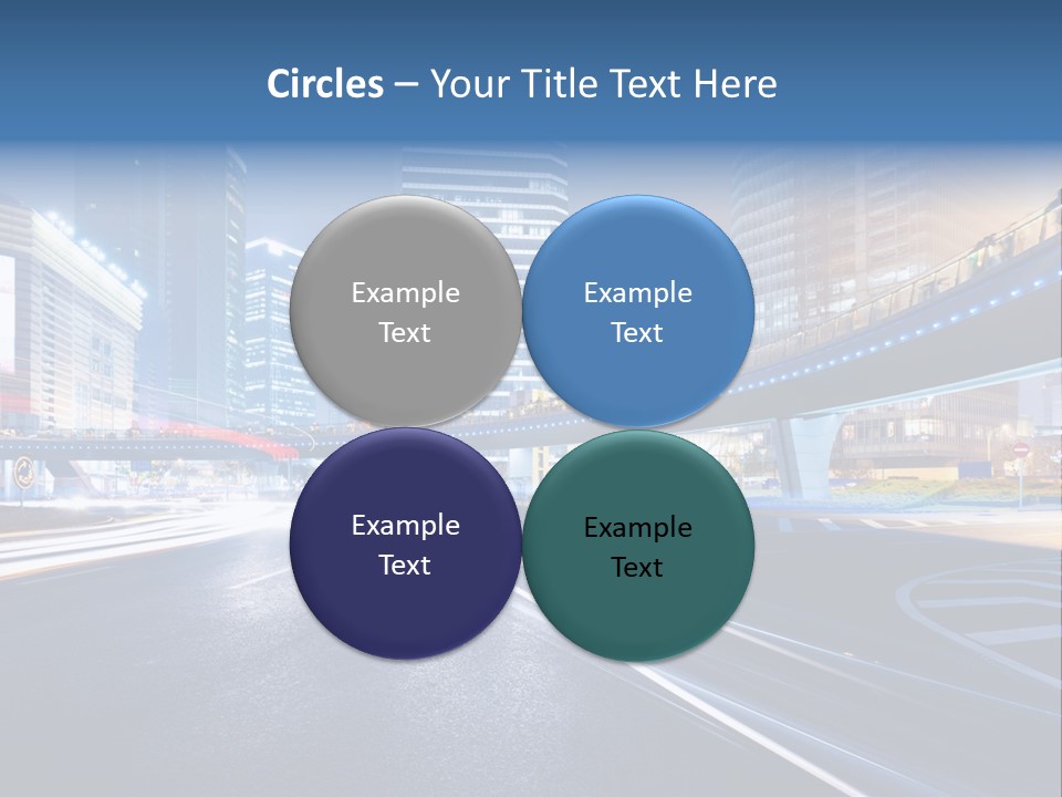 Movement District Tower PowerPoint Template
