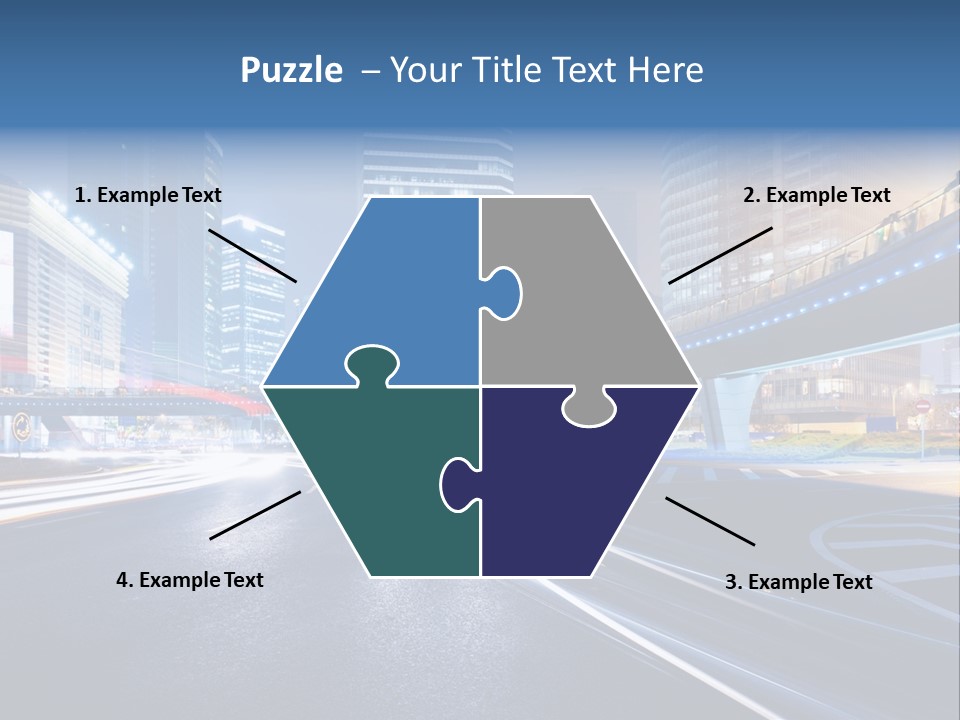 Movement District Tower PowerPoint Template