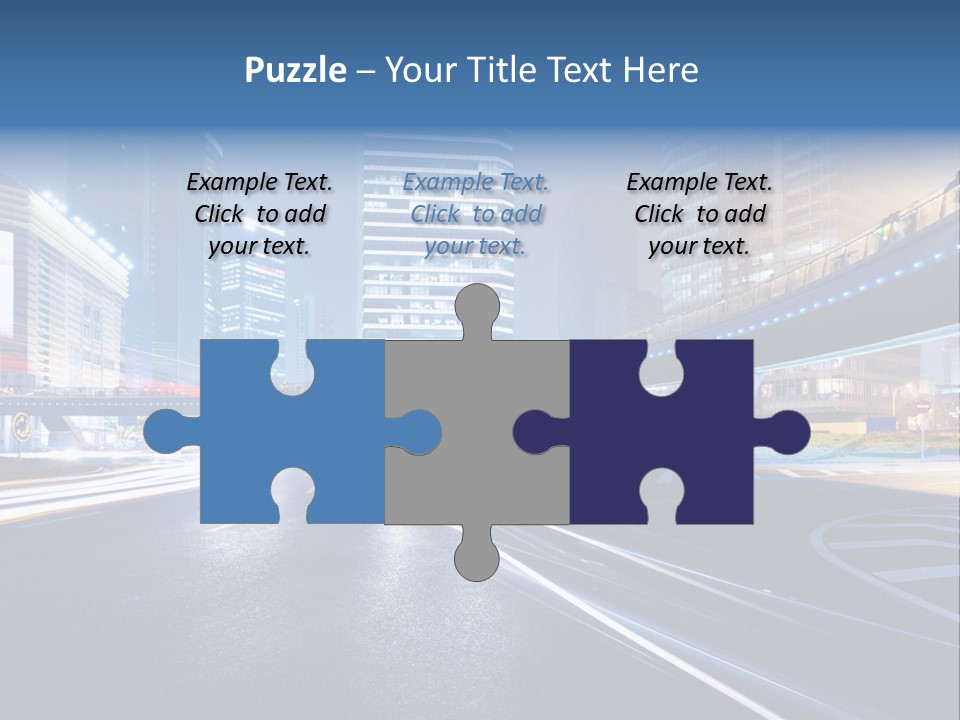 Movement District Tower PowerPoint Template