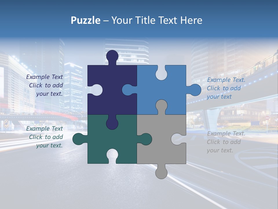 Movement District Tower PowerPoint Template