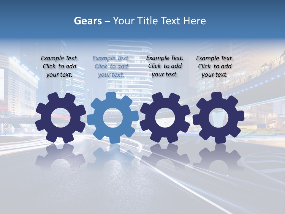 Movement District Tower PowerPoint Template