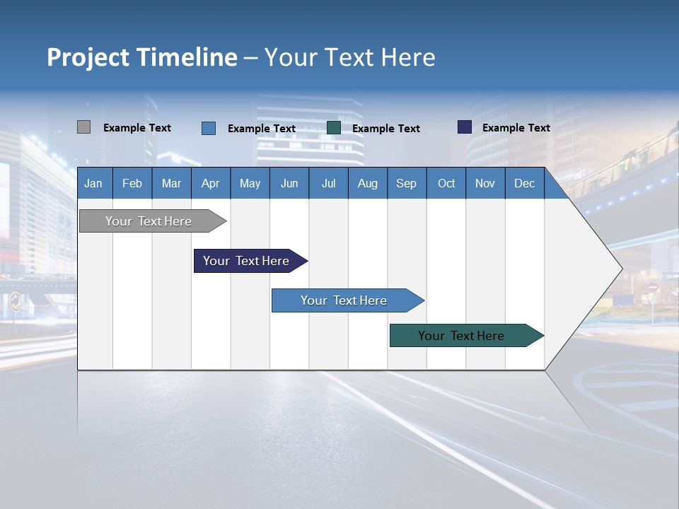 Movement District Tower PowerPoint Template