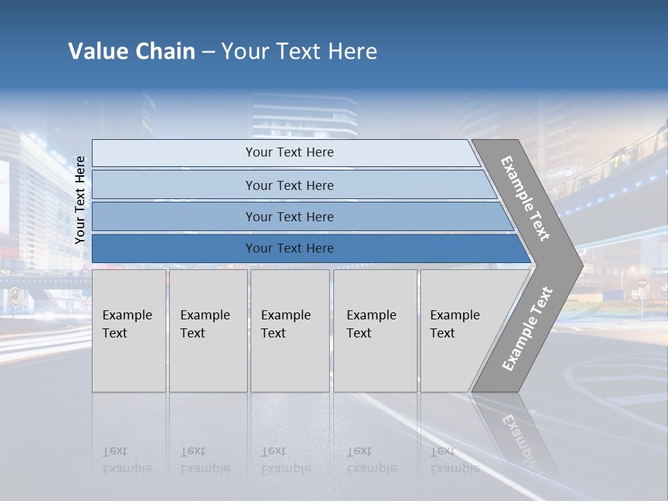 Movement District Tower PowerPoint Template