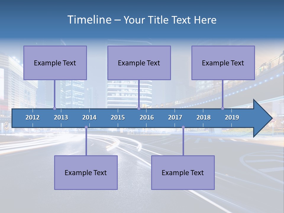 Movement District Tower PowerPoint Template