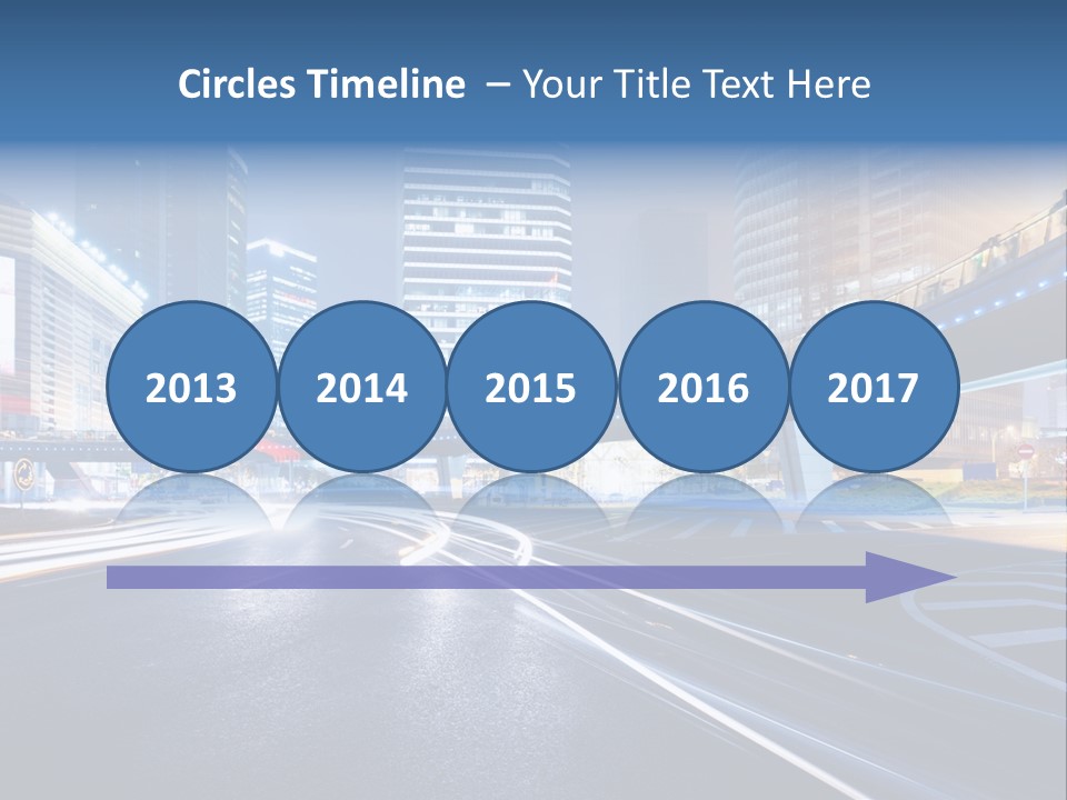 Movement District Tower PowerPoint Template