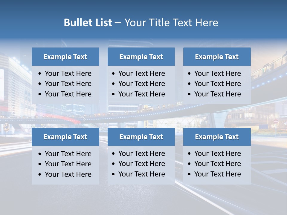 Movement District Tower PowerPoint Template