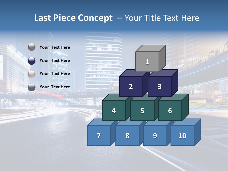 Movement District Tower PowerPoint Template