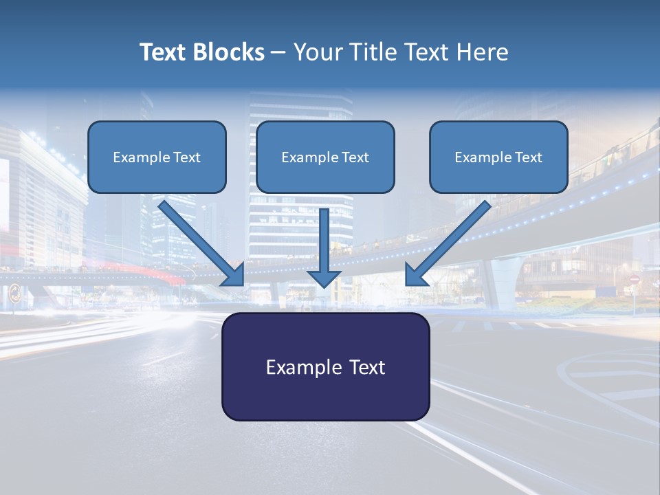 Movement District Tower PowerPoint Template